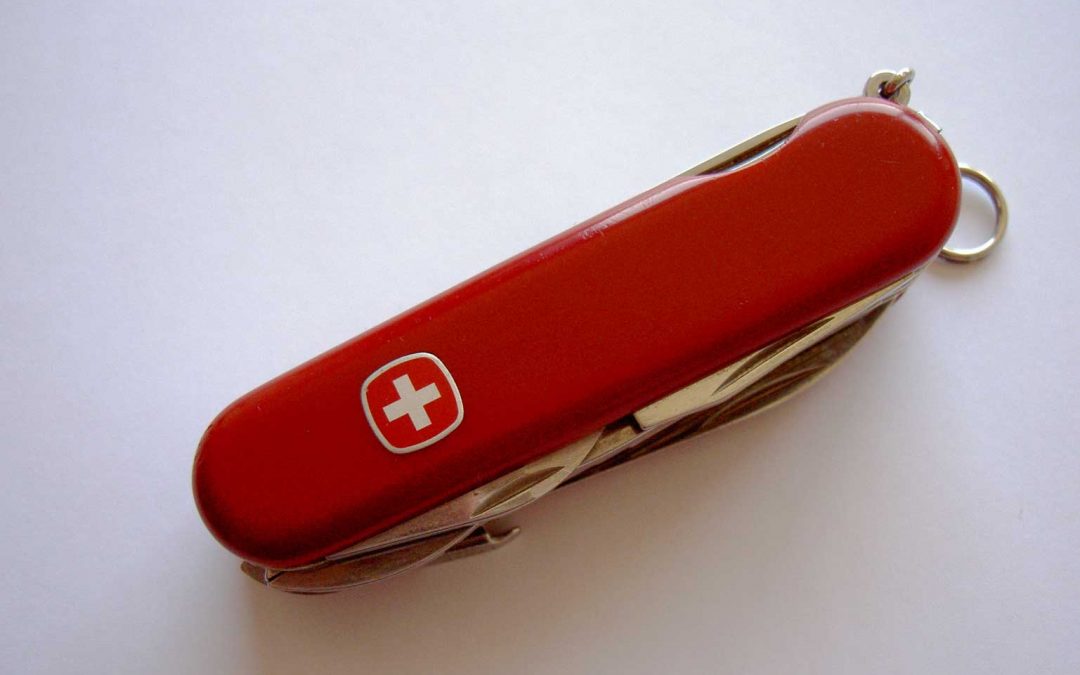 What is the link between the Swiss Army knife and the Alexander Technique?